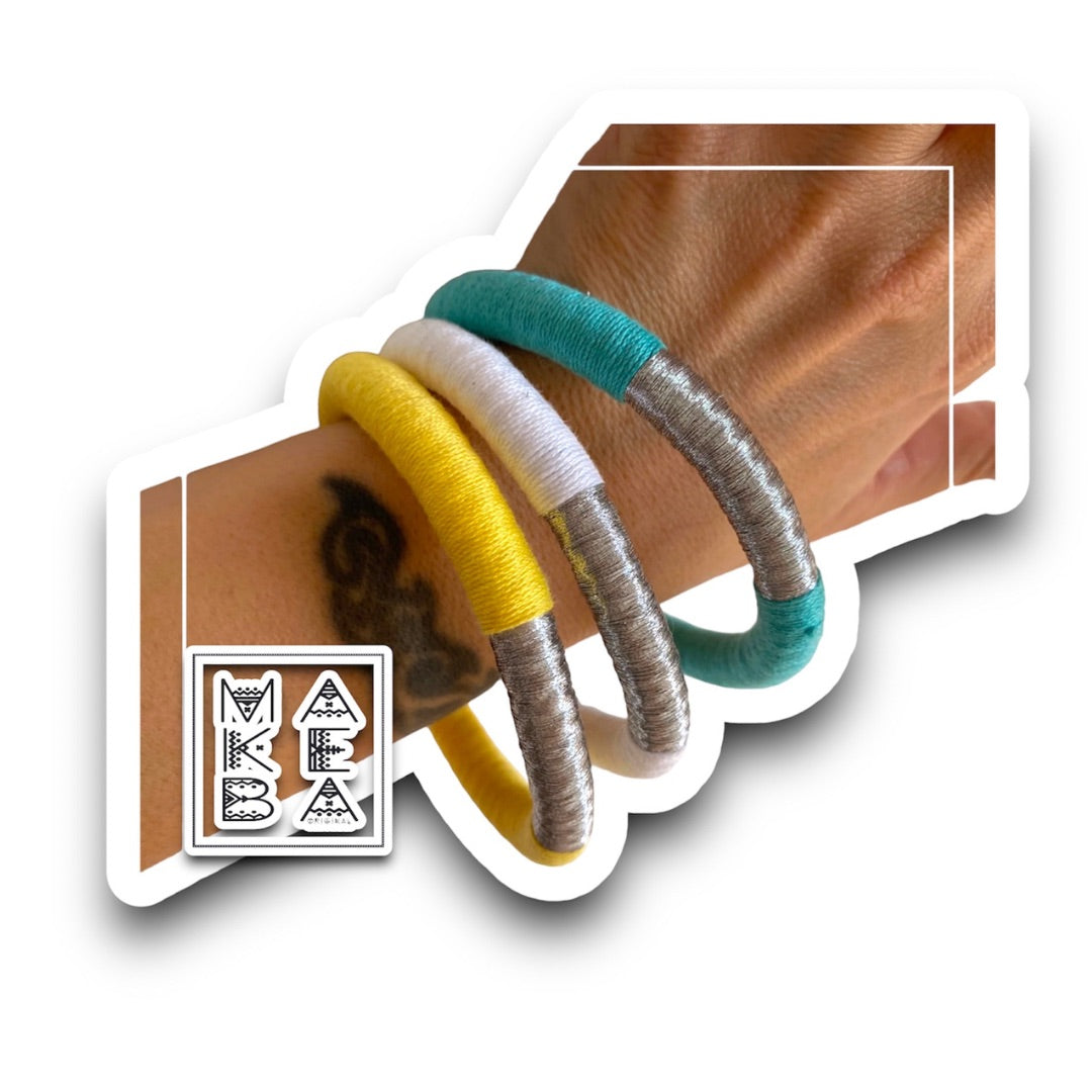 Set 3 Bangle Classic - “Vita Lenta” Argento Silver