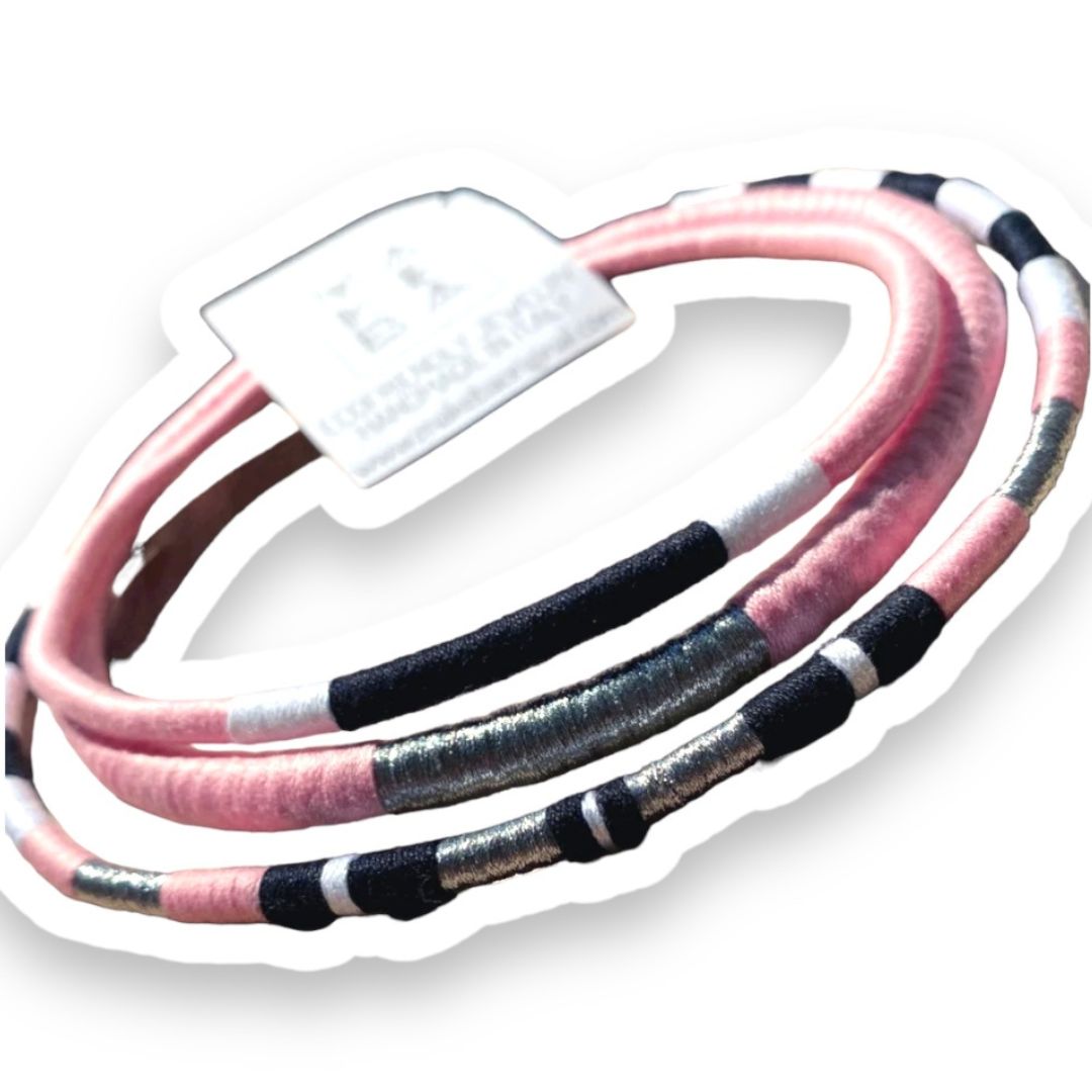 Girocollo Tri - Cairo - Rosa Vanity argento silver