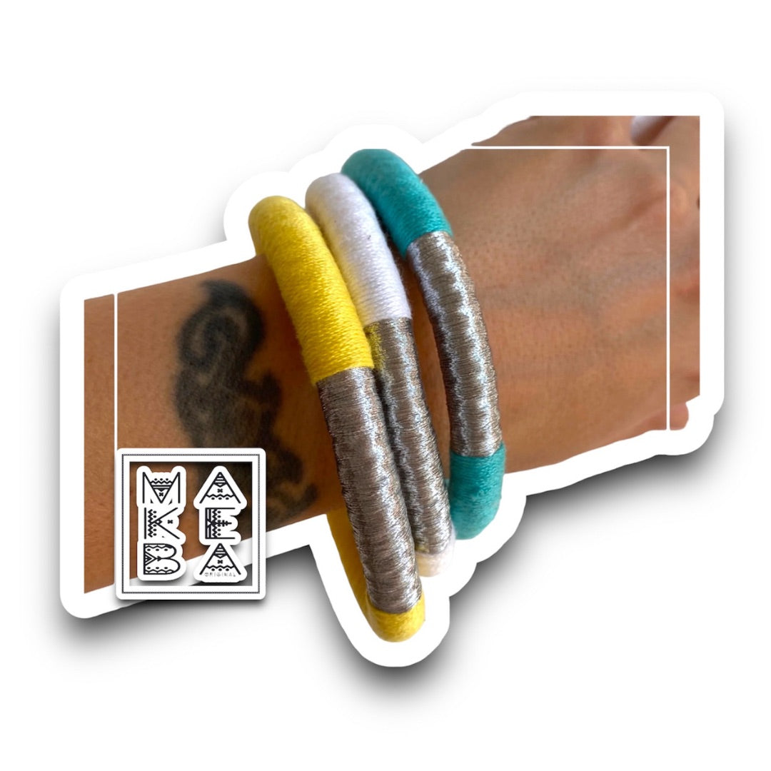 Set 3 Bangle Classic - “Vita Lenta” Argento Silver