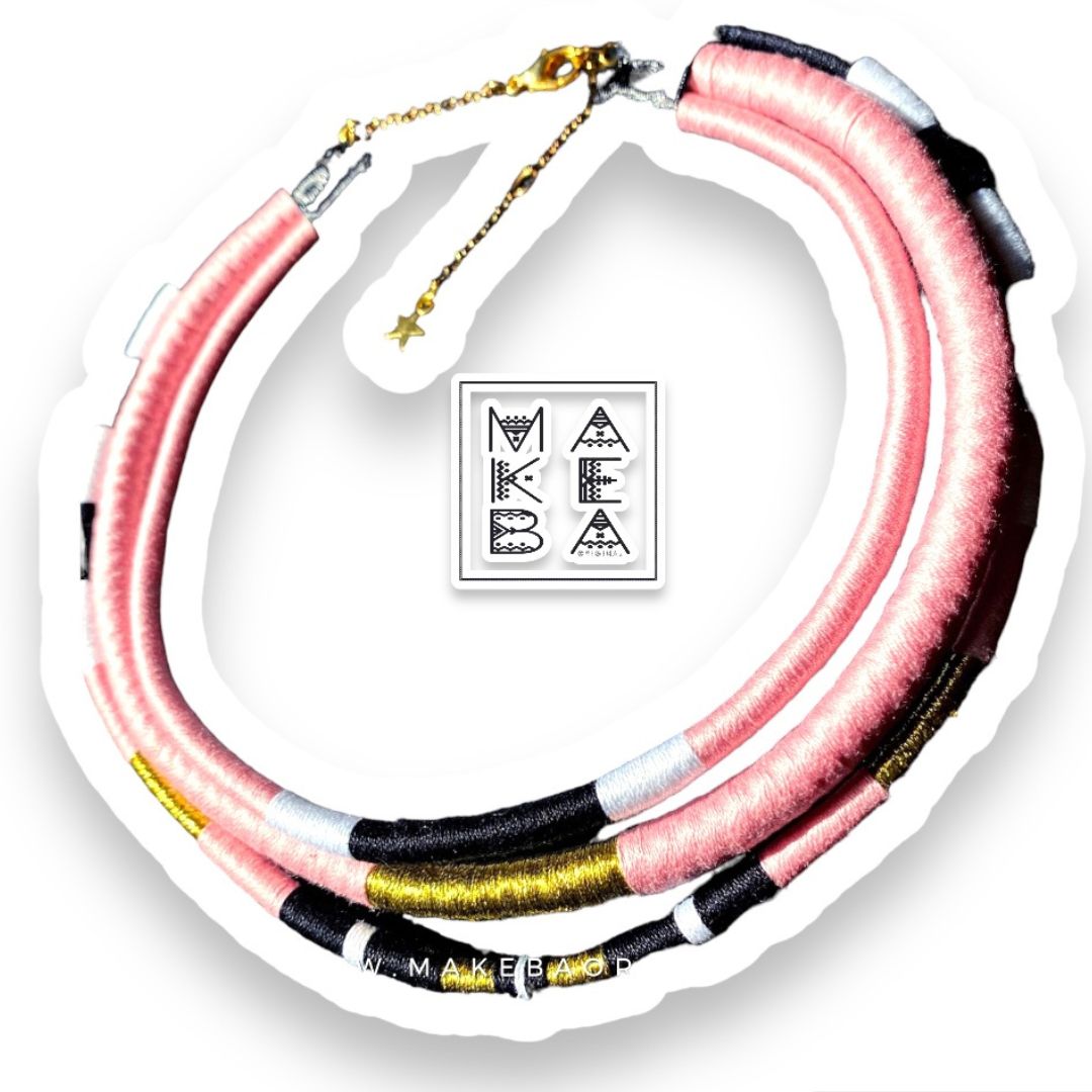 Girocollo Tri - Cairo - Rosa Vanity oro gold