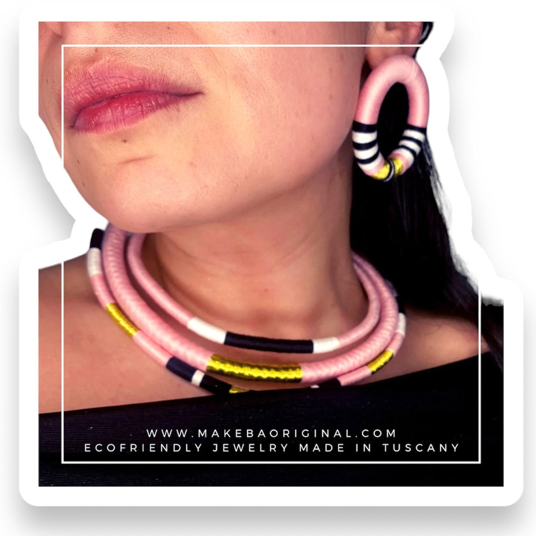 Girocollo Tri - Cairo - Rosa Vanity oro gold