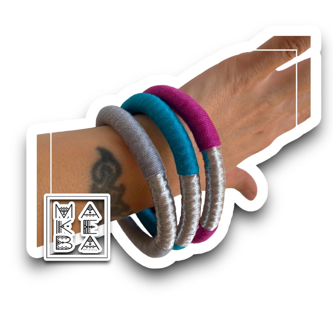 Set 3 Bangle Classic - “Big city life” Argento Silver