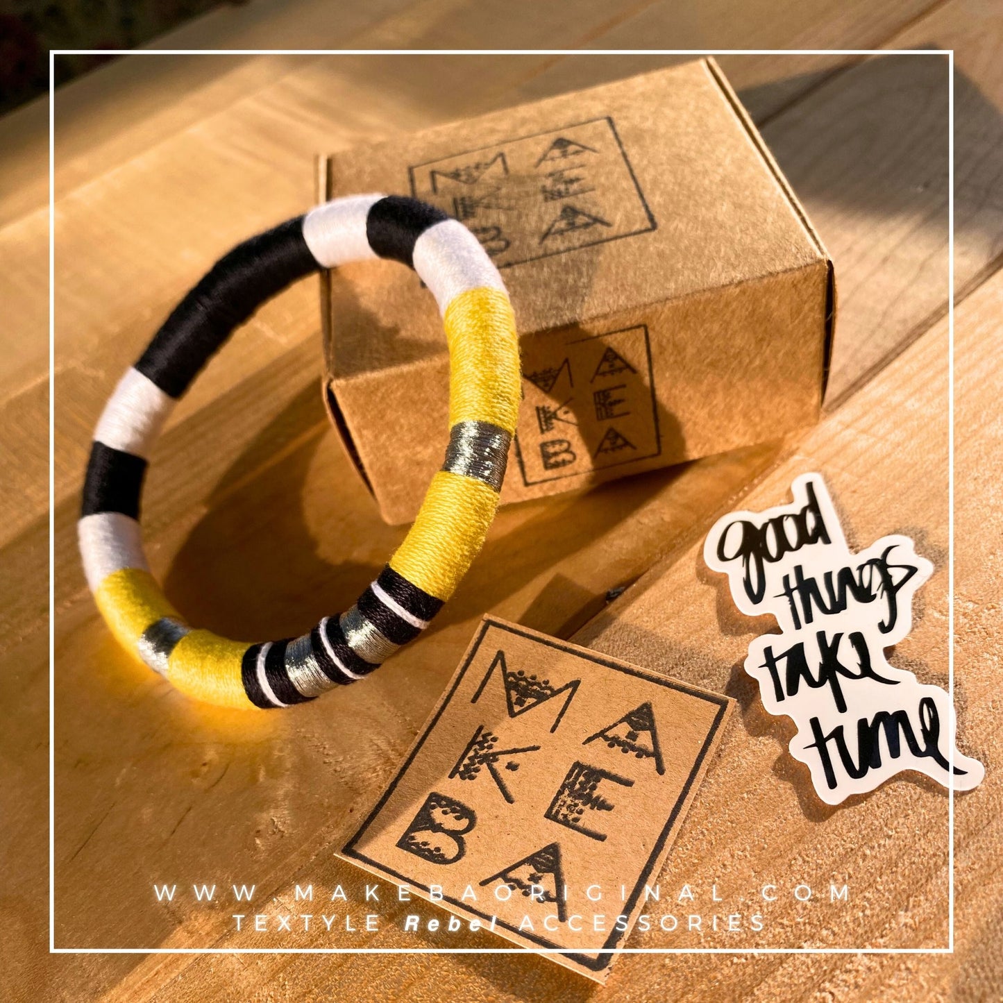 Bracciale Bangle Cleo - Giallo Sole Argento Silver