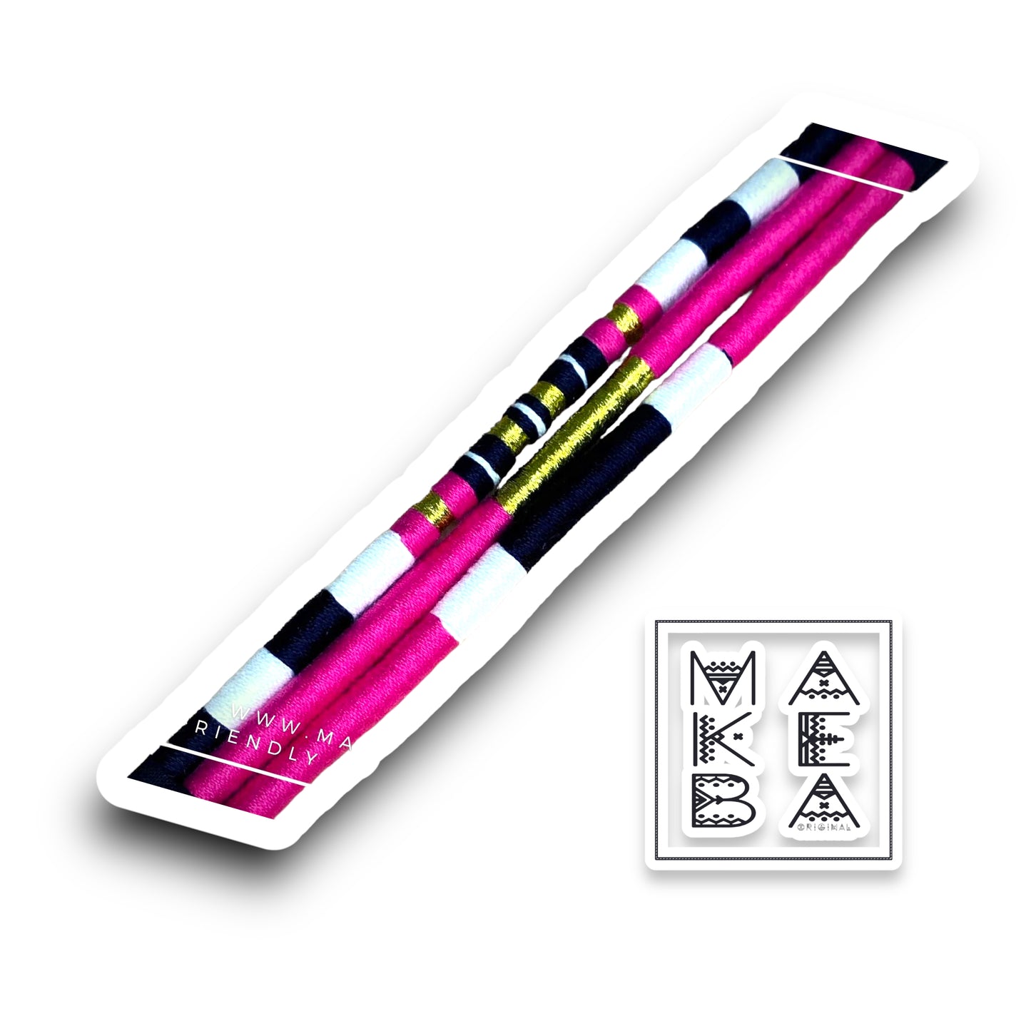 Bracciale Tri Cairo - Fuxia rosa oro gold