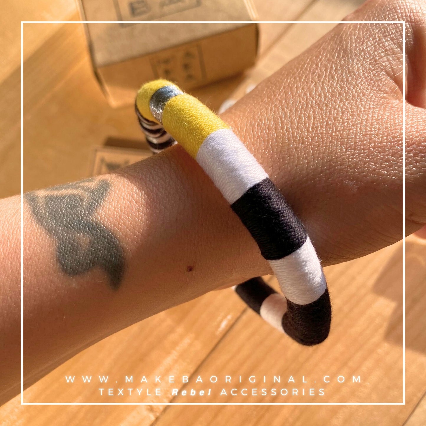 Bracciale Bangle Cleo - Giallo Sole Argento Silver