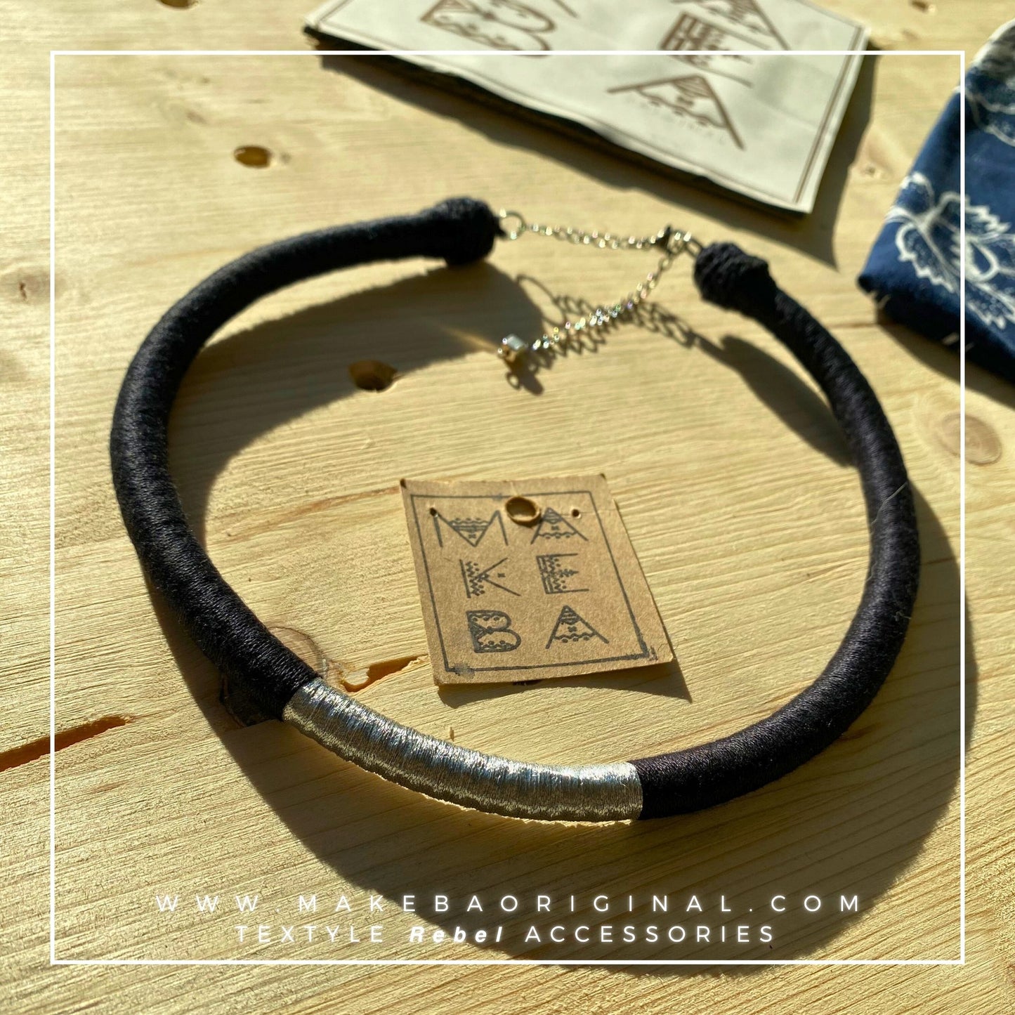 Collana Classic Singola - Nero Silver