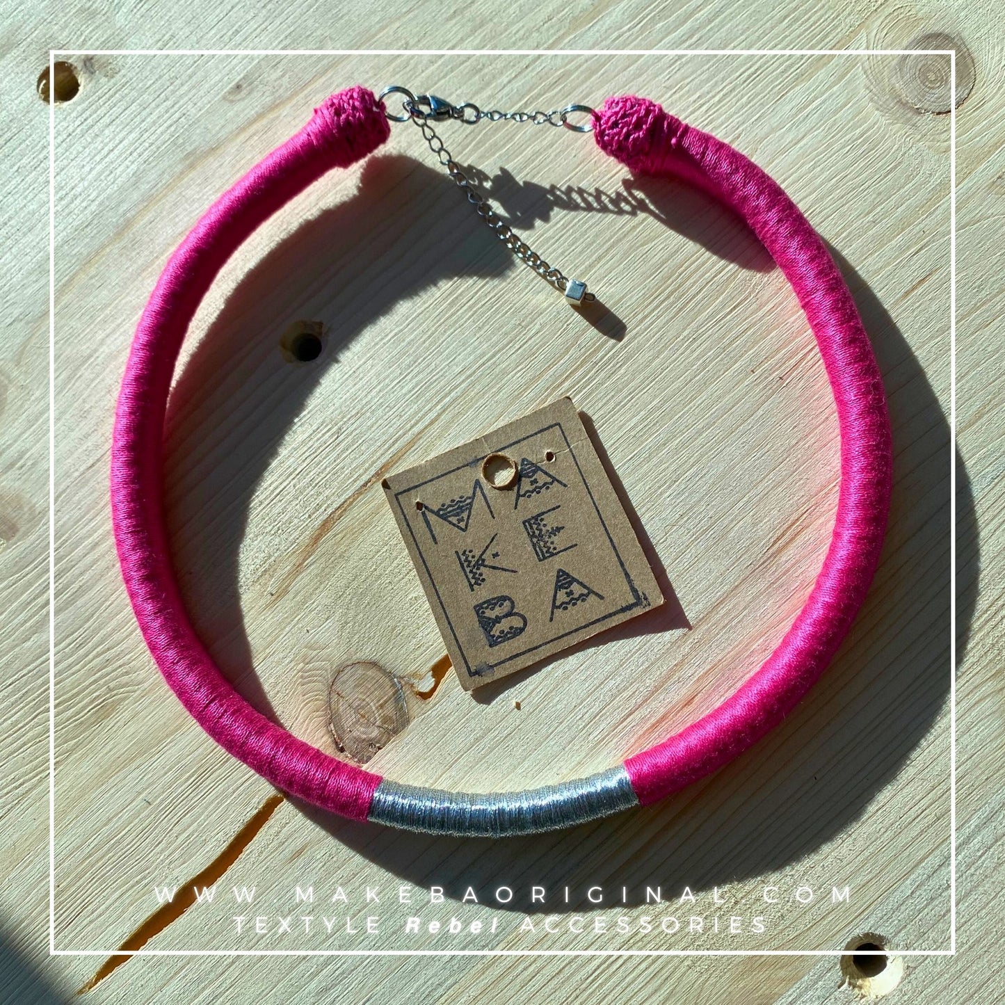 Collana Classic Silver - Fuxia Rosa Silver