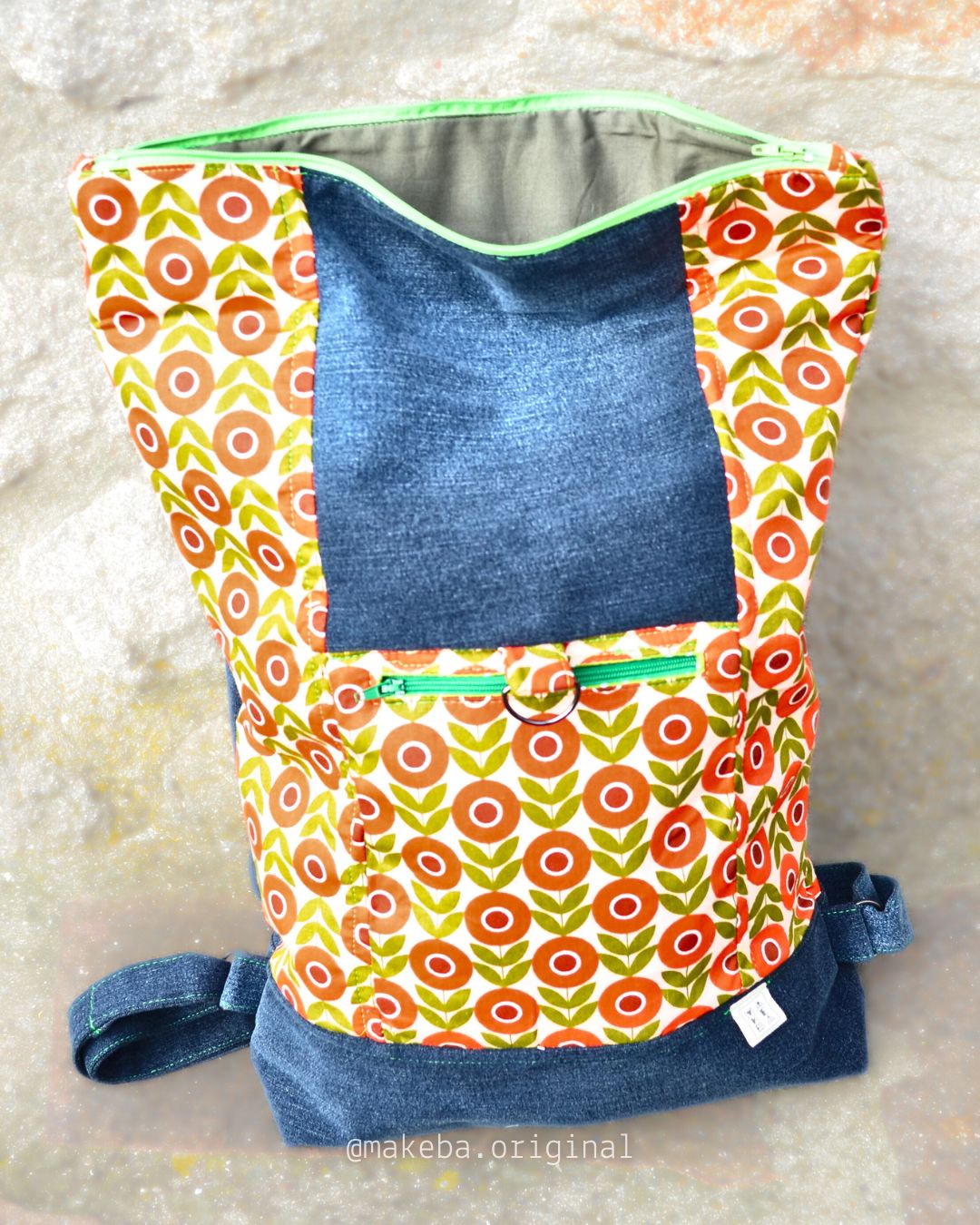 Zaino PEEKABOO //Flower power//