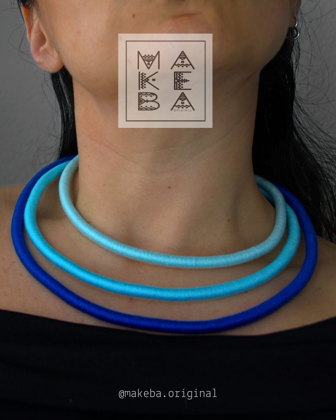 Collana Tri //Calm Blue//
