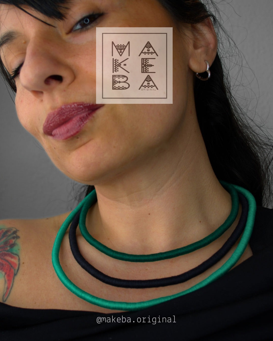 Collana Tri //Deep Green//