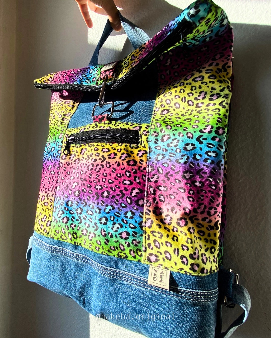 Zaino PEEKABOO //Leopard Rainbow//