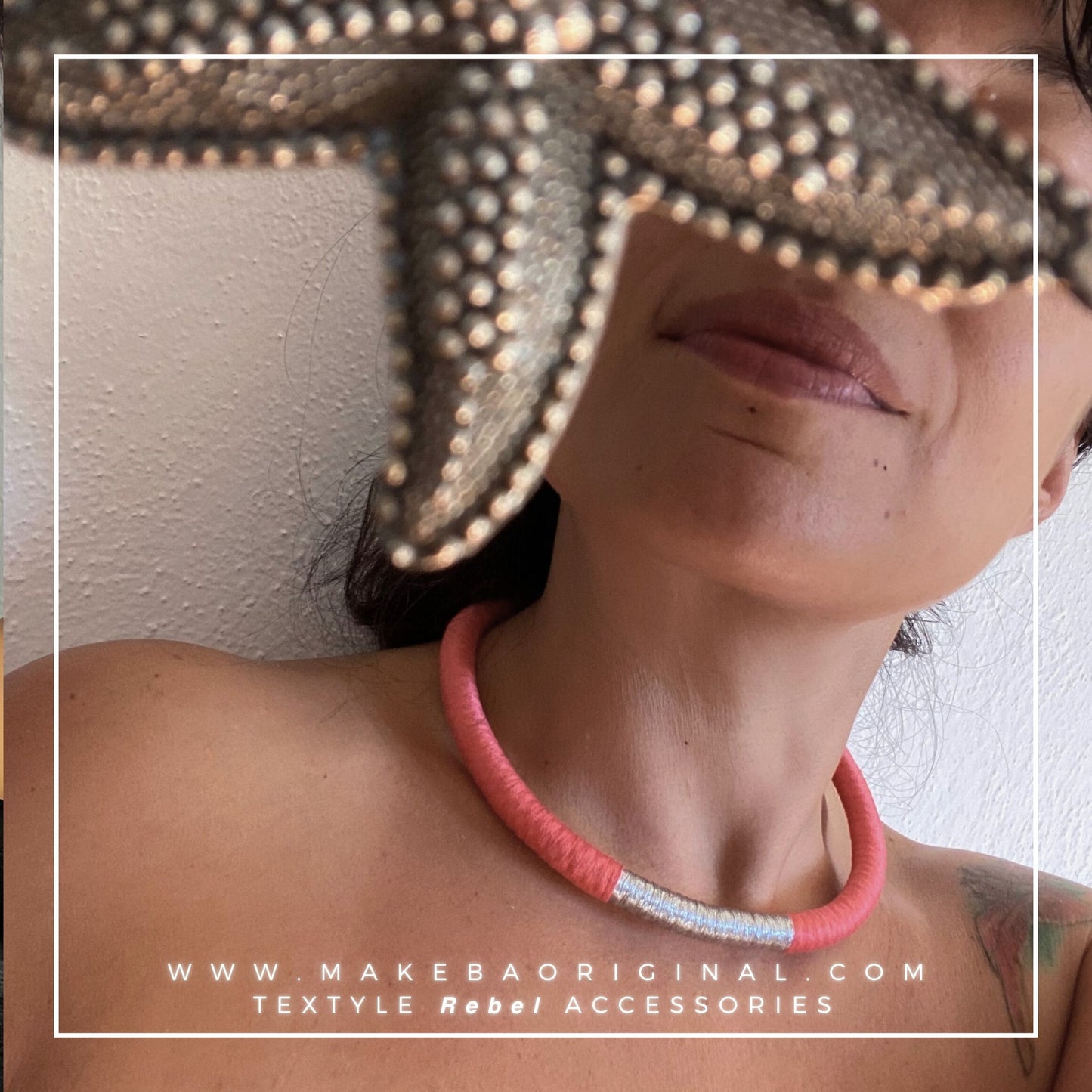 Collana Classic Singola - Corallo Silver