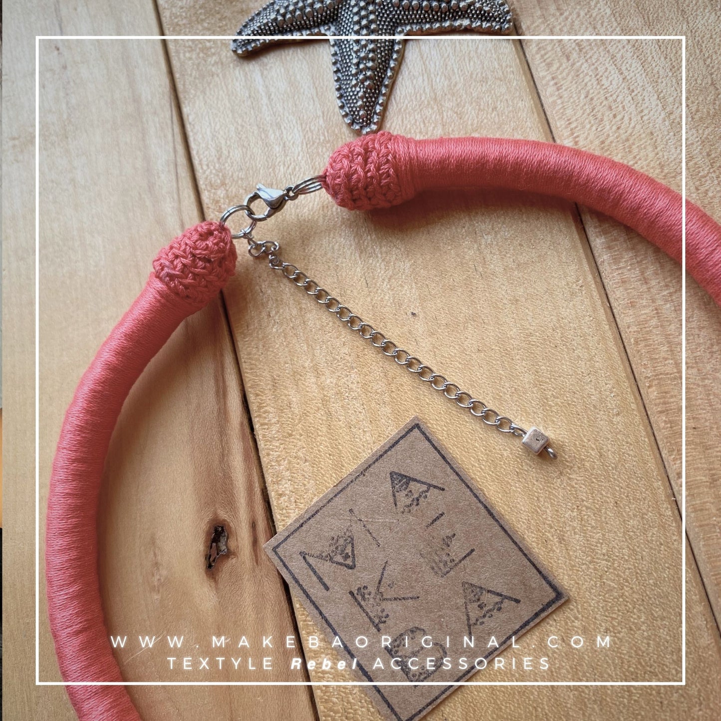 Collana Classic Singola - Corallo Silver