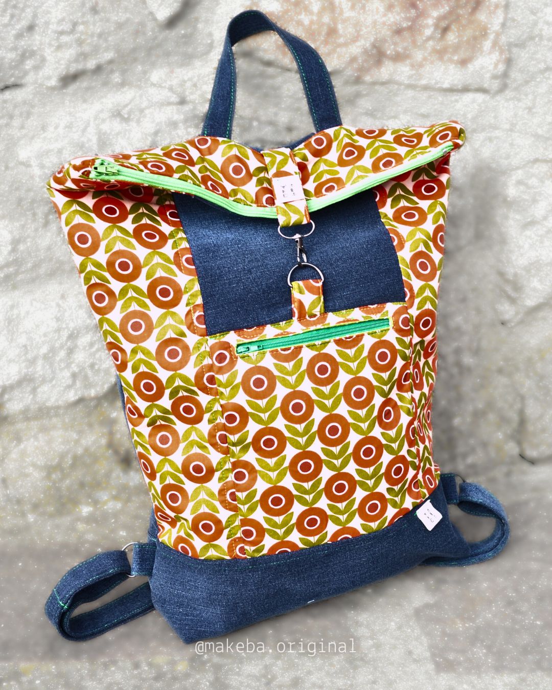Zaino PEEKABOO //Flower power//