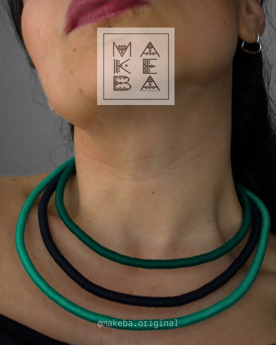 Collana Tri //Deep Green//