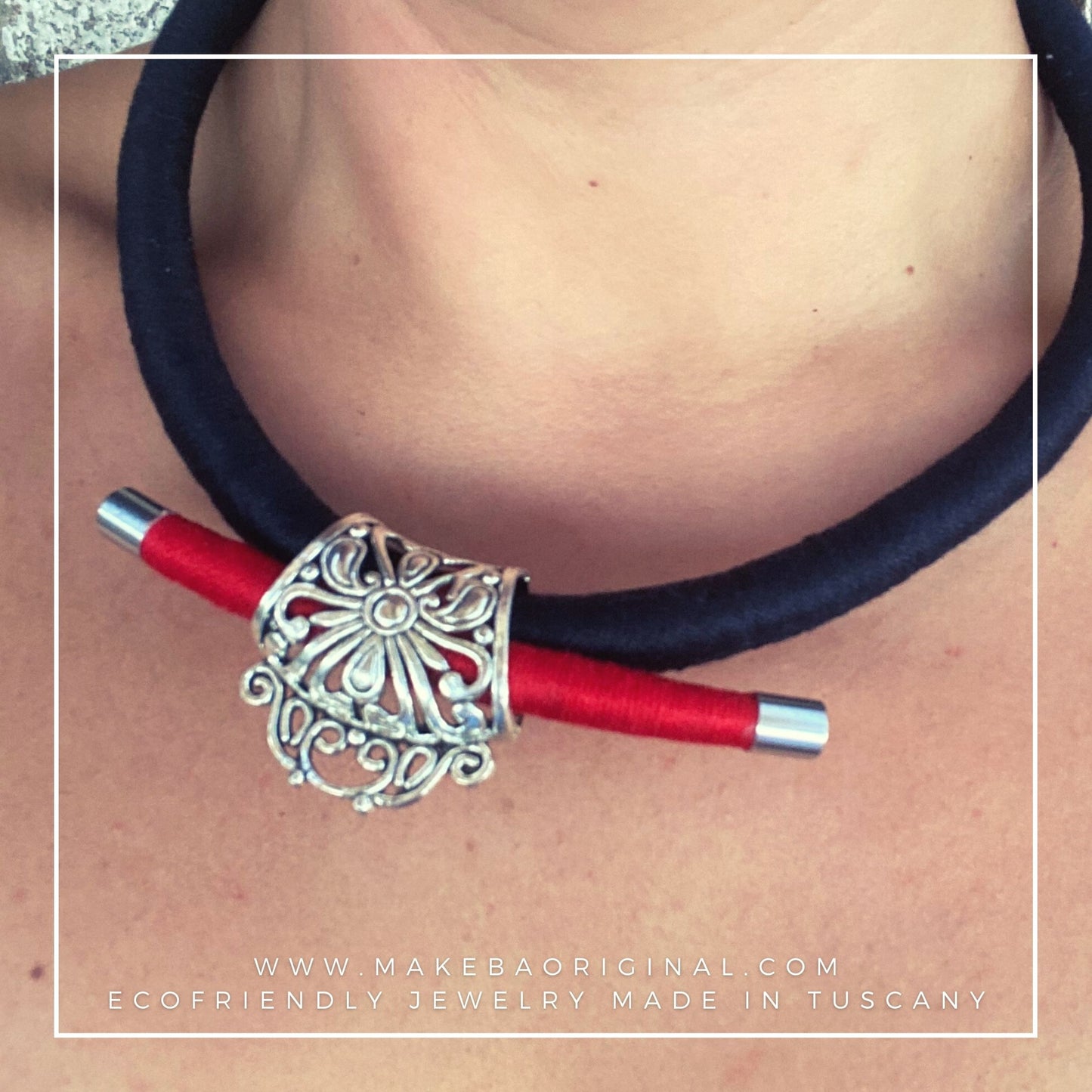 COLLANA TRIBAL LOTUS - COLORI CALDI