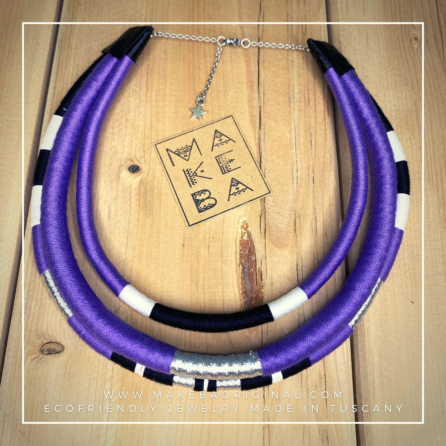 Girocollo Tri Silver - Cairo - Viola Argento Silver