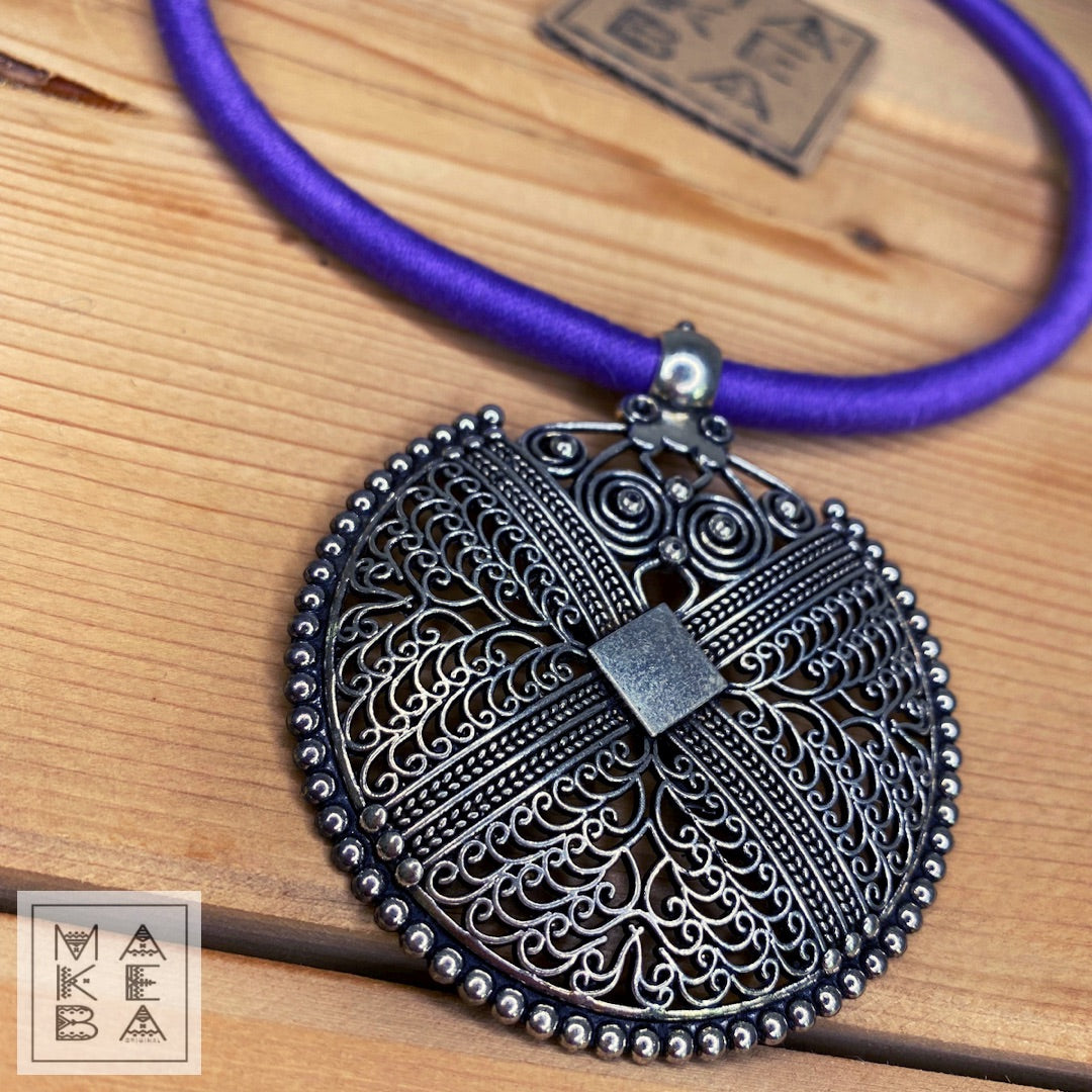 COLLANA TRIBAL NINA - VIOLA