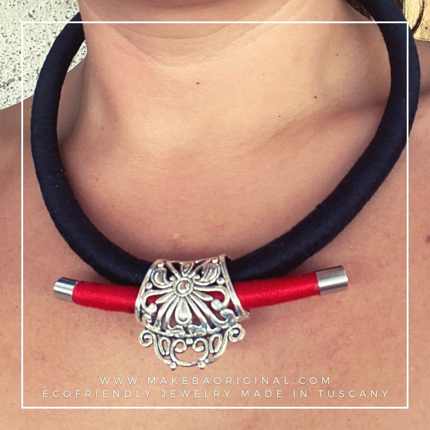 COLLANA TRIBAL LOTUS - COLORI CALDI
