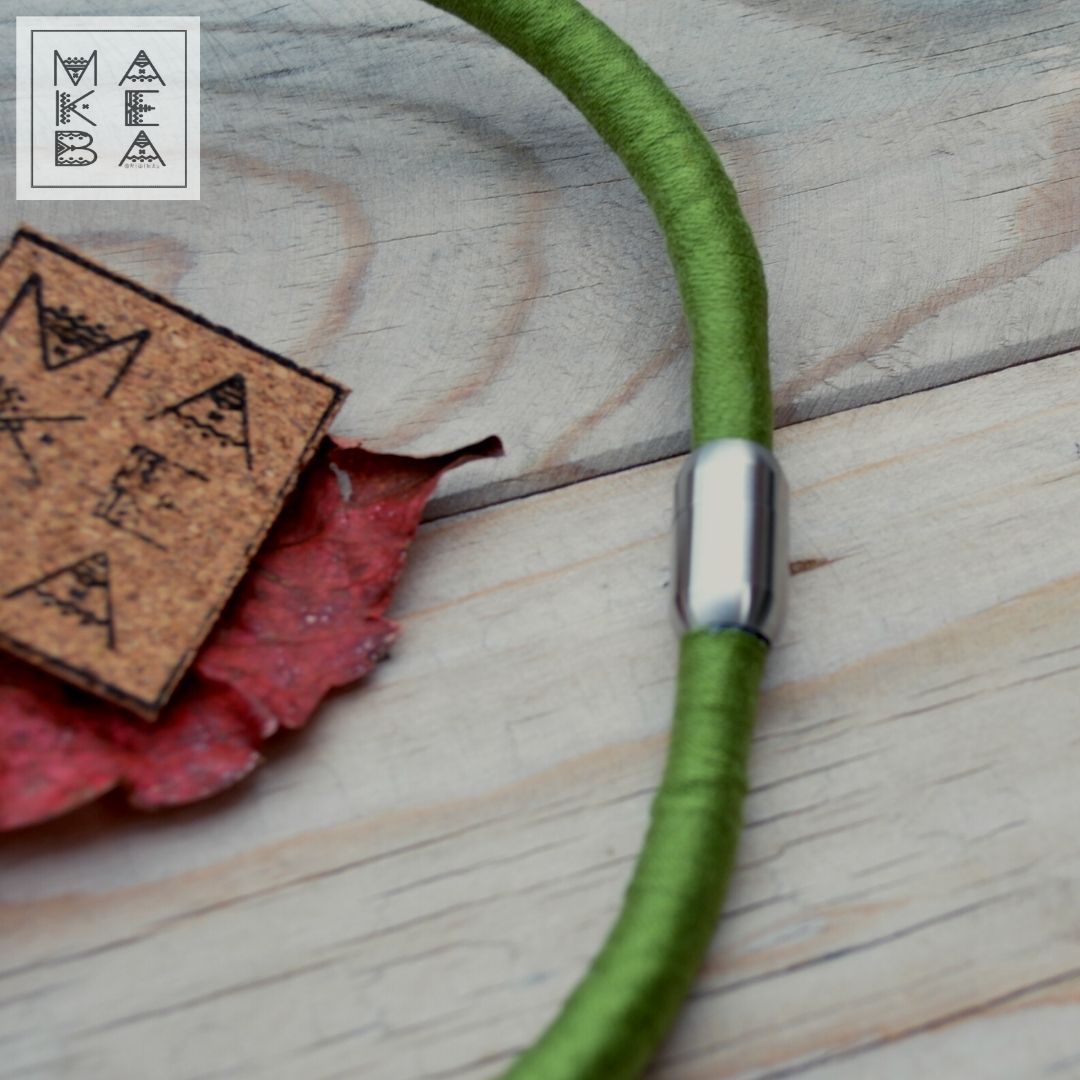 Collana Cobra Trap - Verde oliva