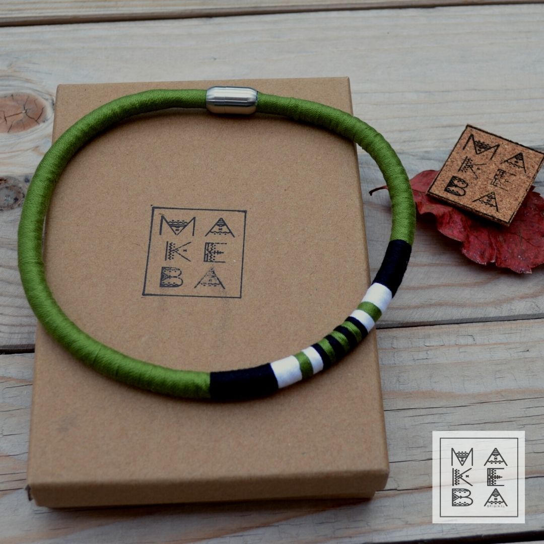 Collana Cobra Trap - Verde oliva