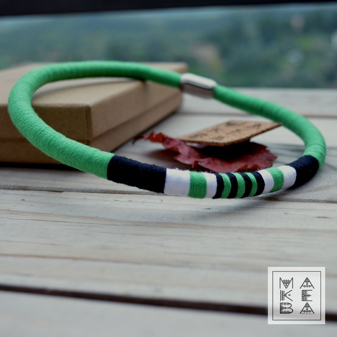 Collana Cobra Trap - Verde prato
