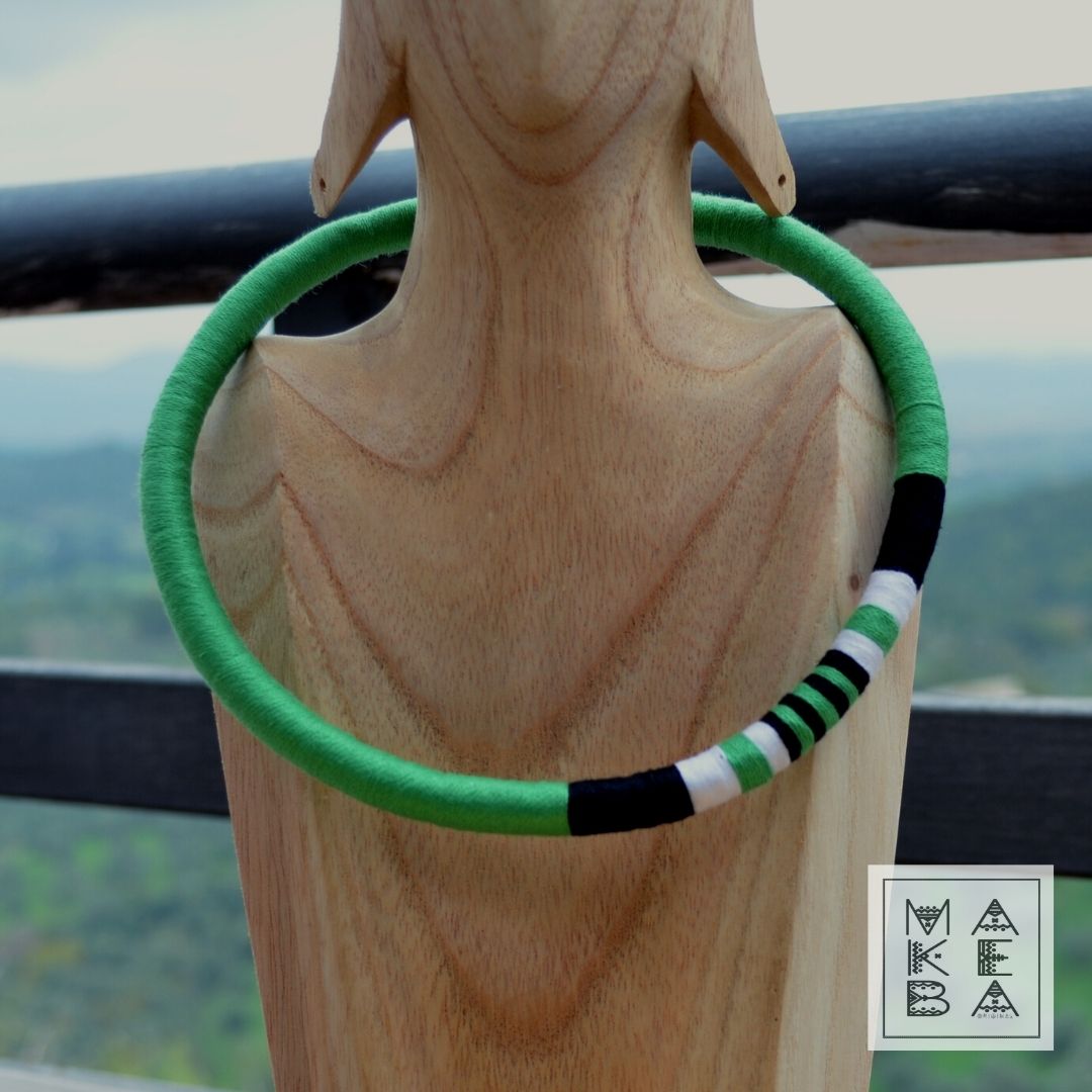 Collana Cobra Trap - Verde prato