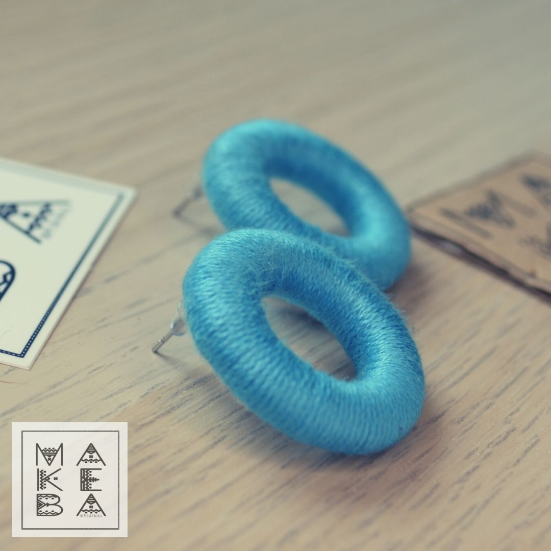 Orecchini Polo - Azzurro