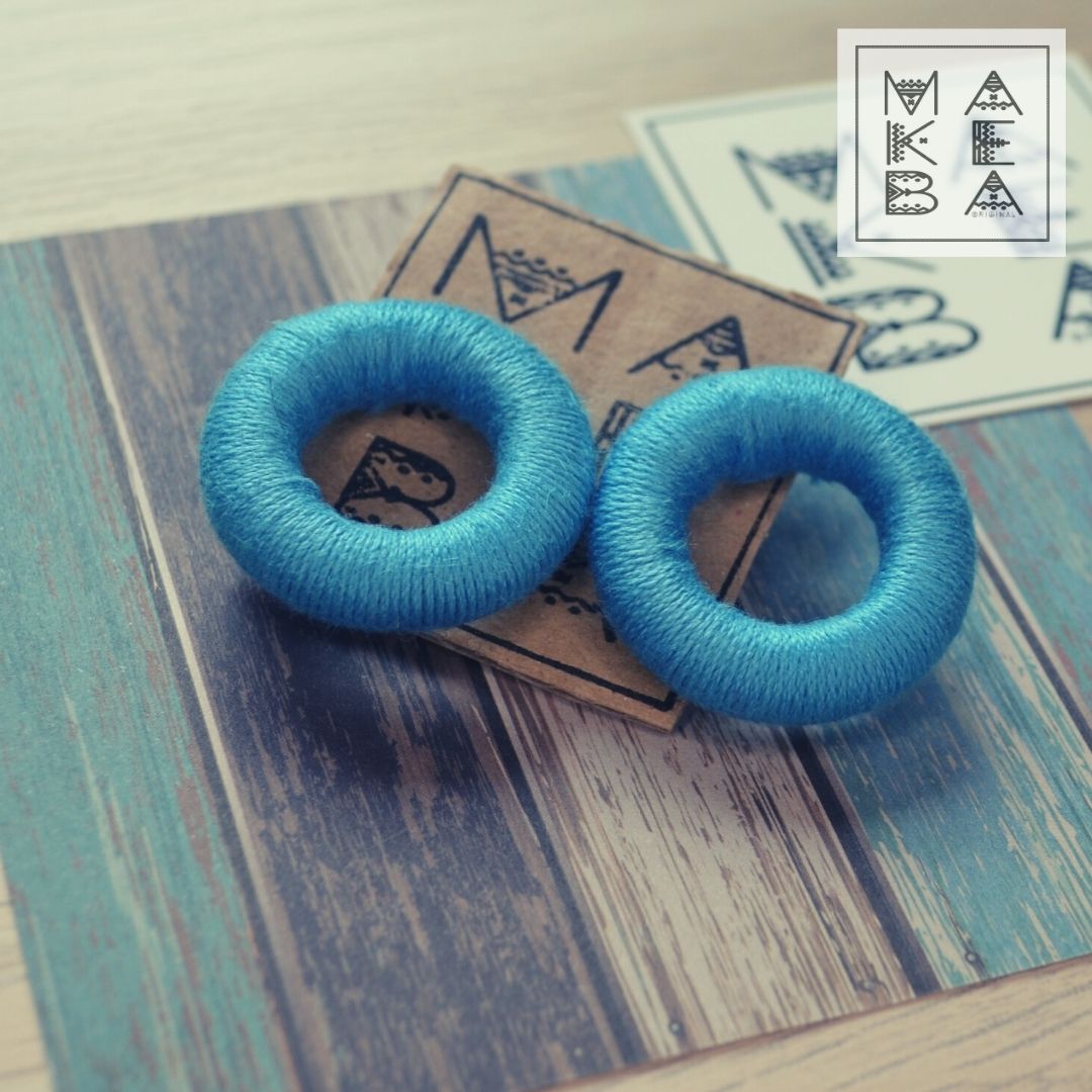 Orecchini Polo - Azzurro
