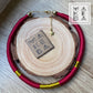 Collarino singolo - Rosso Borgogna Gold Oro