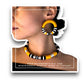 Collana Singola - Cleopatra - Giallo Argento/Silver