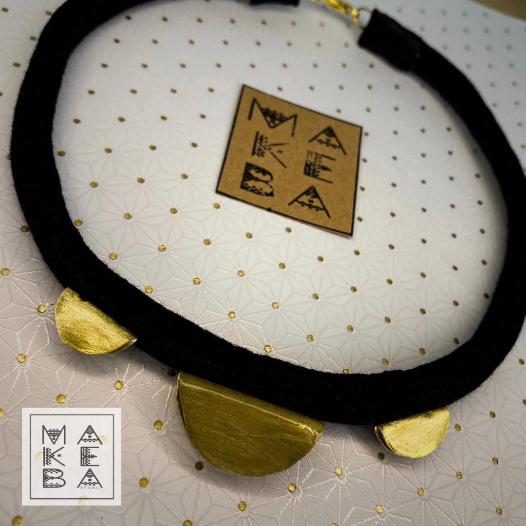 Girocollo Bairi - Nero Gold