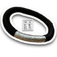 Bracciale Bangle Classic - Nero Argento Silver