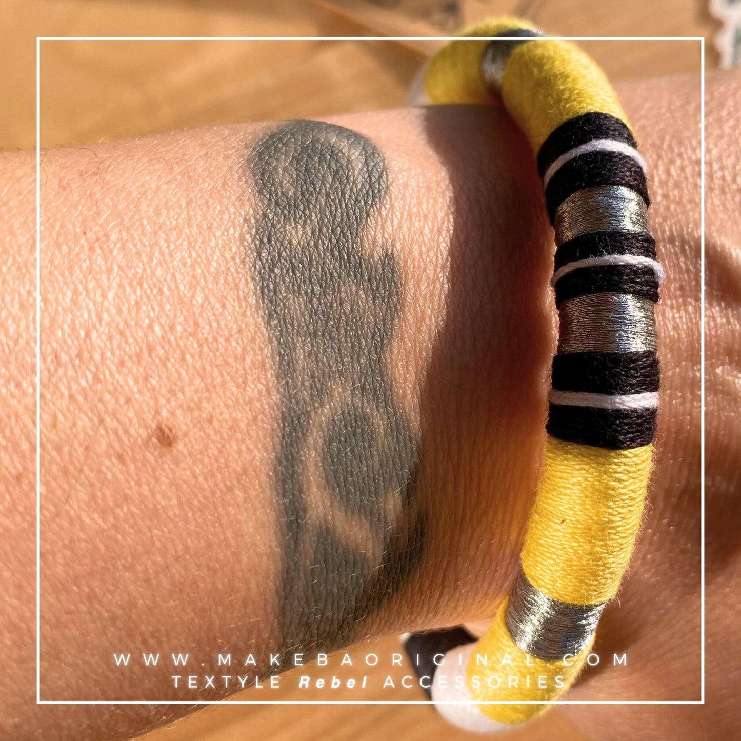 Bracciale Bangle Cleo - Giallo Sole Argento Silver