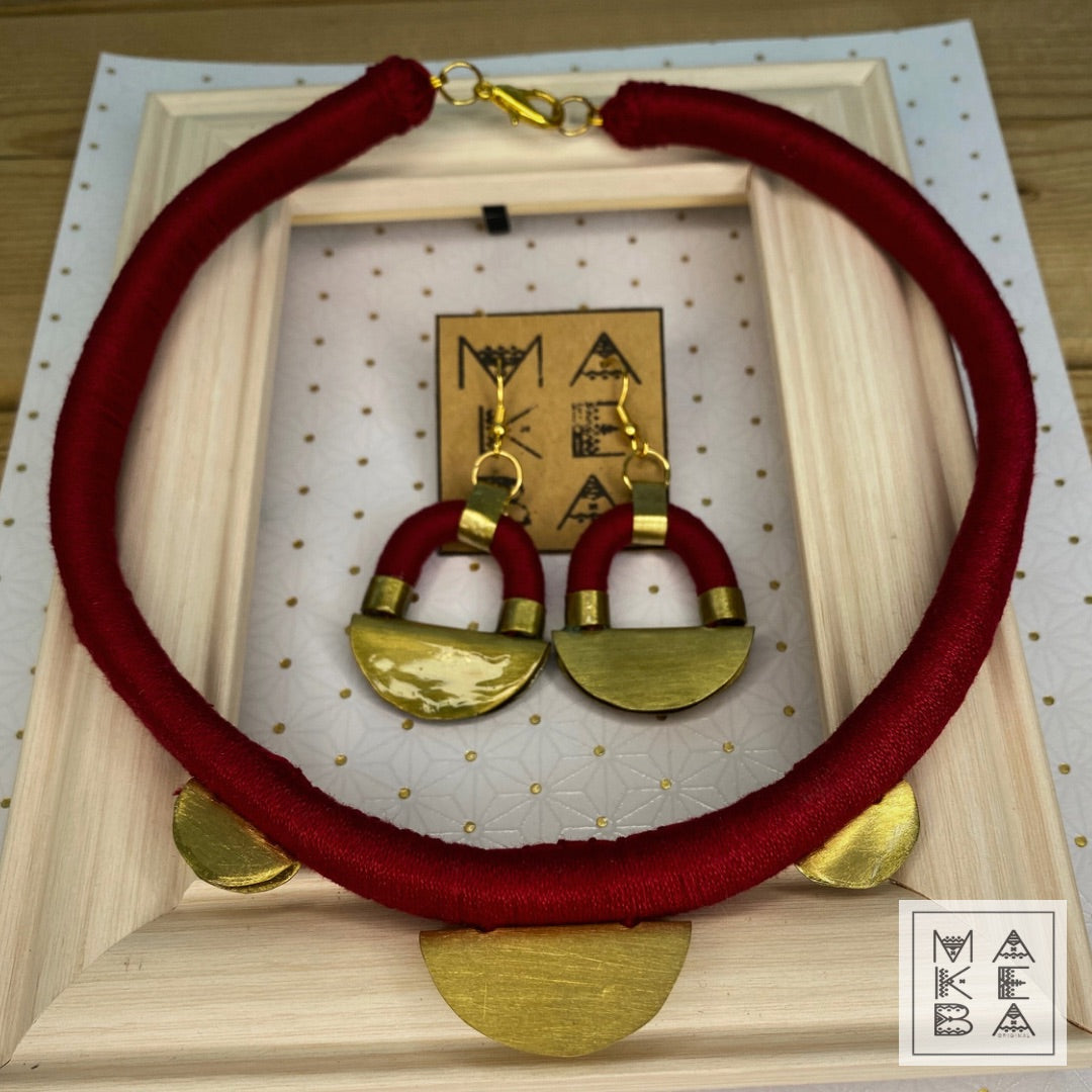 Girocollo Bairi - Borgogna Gold