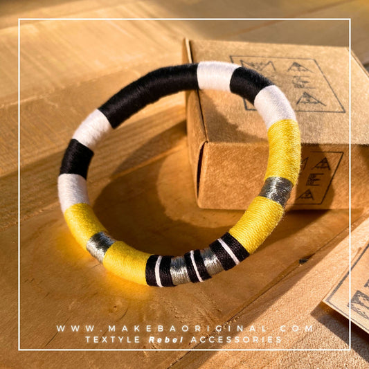 Bracciale Bangle Cleo - Giallo Sole Argento Silver