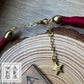 Collarino singolo - Rosso Borgogna Gold Oro