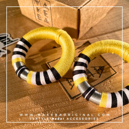 Orecchini Maxi Cleo - Giallo Sole