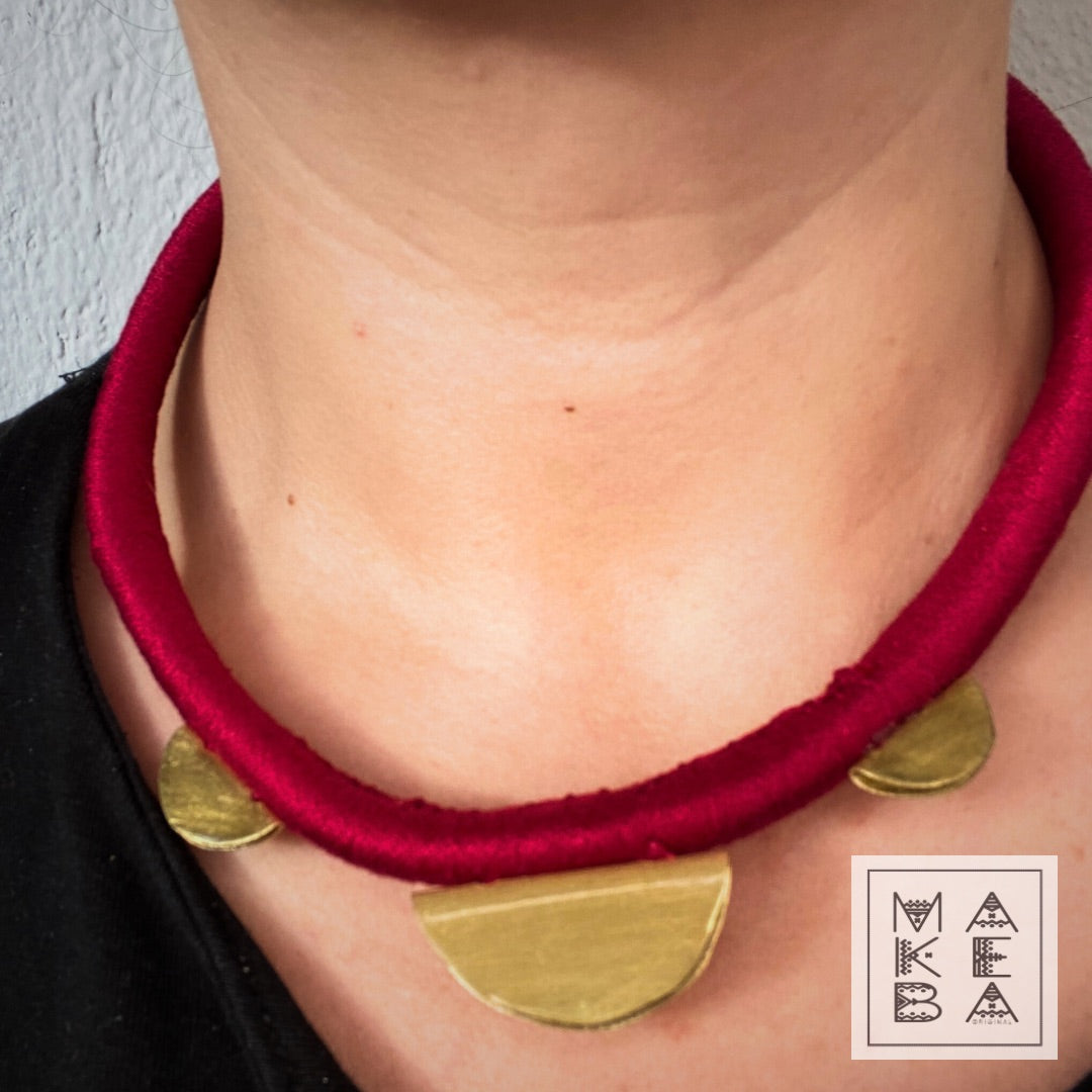 Girocollo Bairi - Borgogna Gold