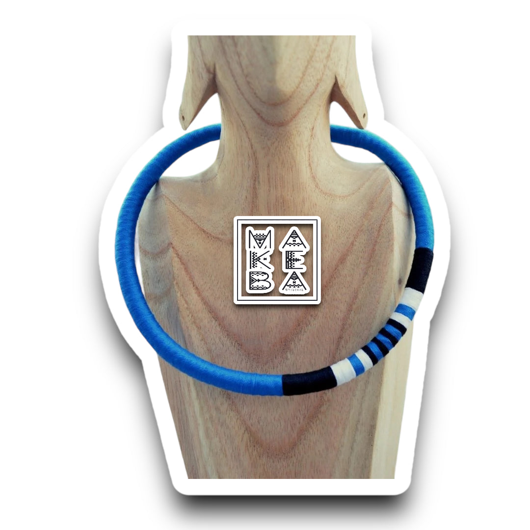 Collana Cobra Trap - Blu elettrico