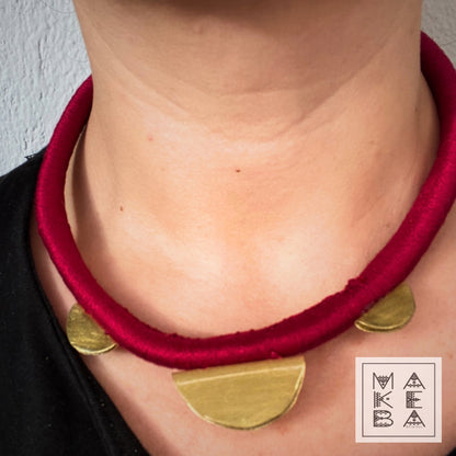 Girocollo Bairi - Borgogna Gold