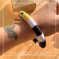 Bracciale Bangle Cleo - Giallo Sole Argento Silver