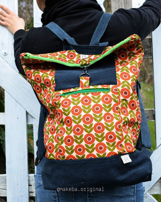 Zaino PEEKABOO //Flower power//