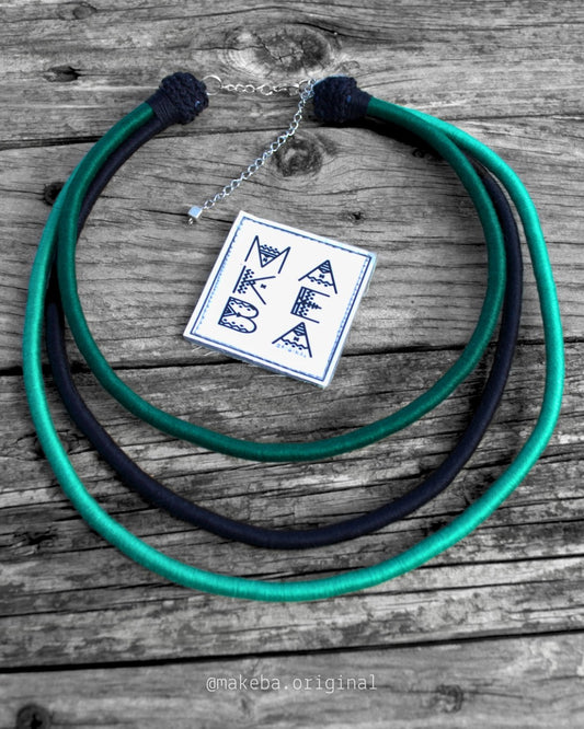 Collana Tri //Deep Green//