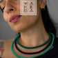 Collana Tri //Deep Green//