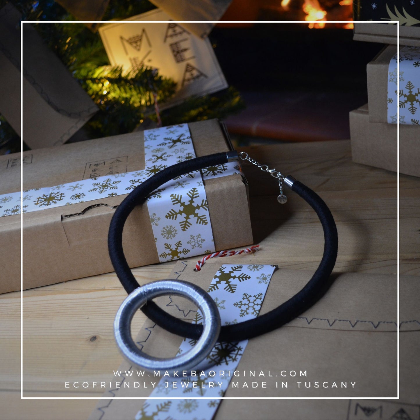 Collana Luna - Nero Silver