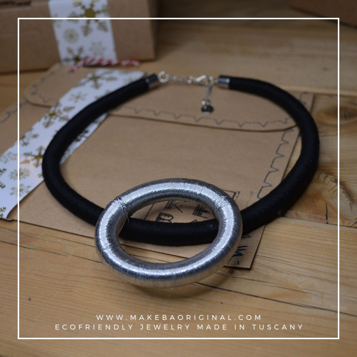 Collana Luna - Nero Silver
