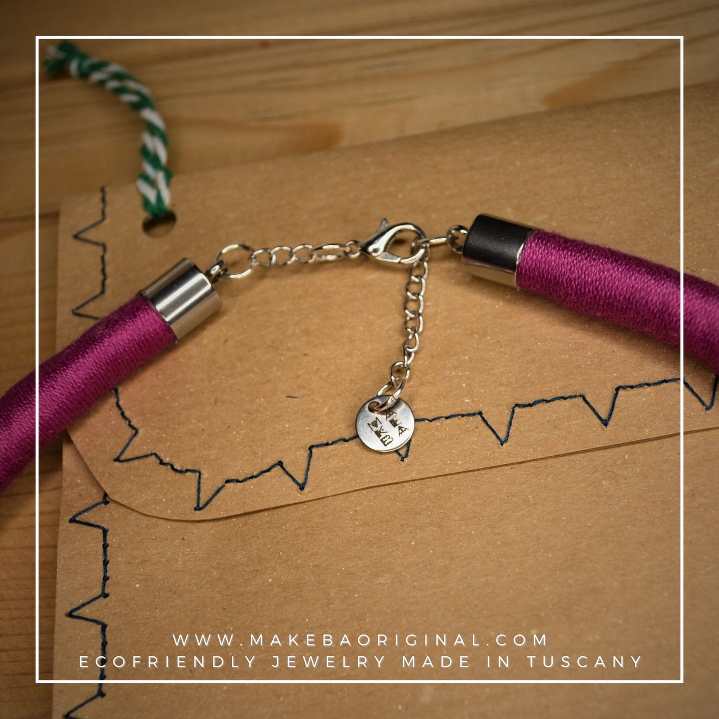 Collana Luna - all cotton Magenta