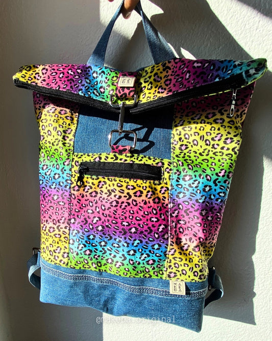 Zaino PEEKABOO //Leopard Rainbow//