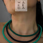 Collana Tri //Deep Green//